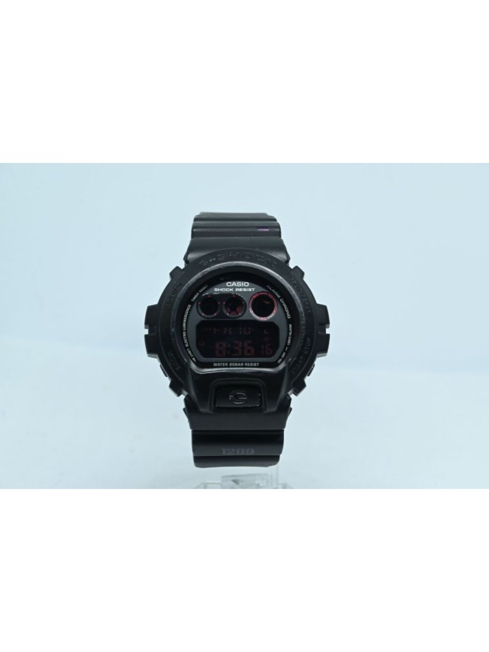 Casio G-Shock Military Concept Digital Watch Black Reverse LCD 200M DW-6900MS-1